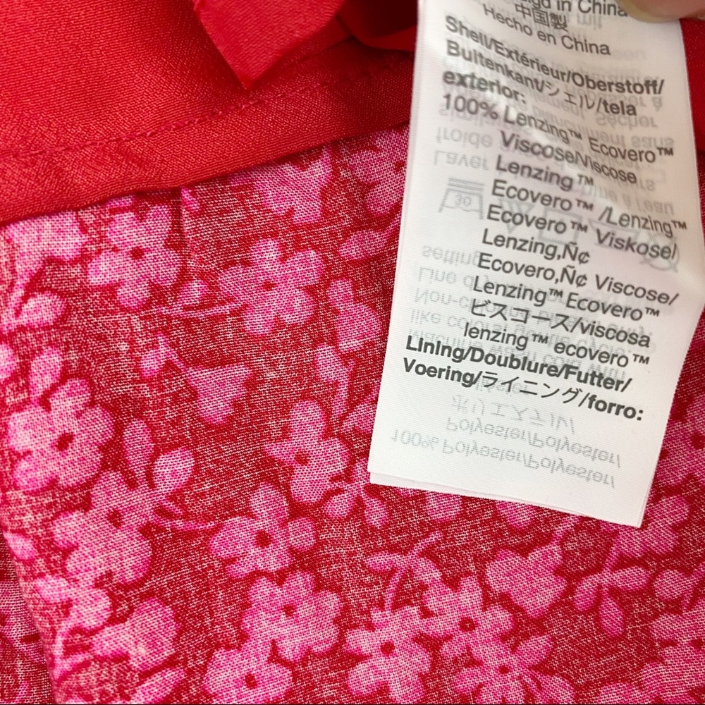 J Crew V-neck ruffle dress in tossed bouquet‎ print - Picture 9 of 12